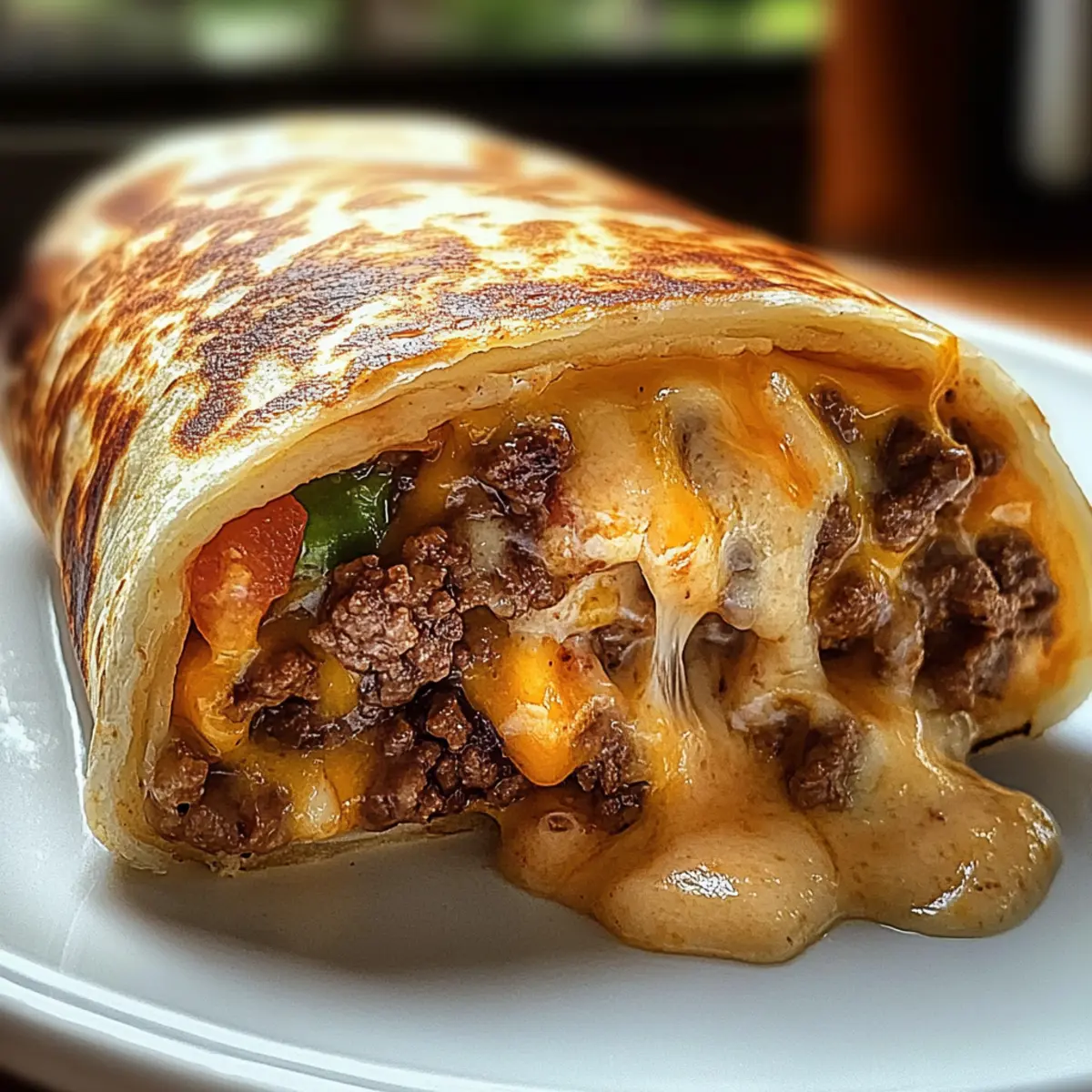 Gegrillter Käse-Burrito für die ganze Familie